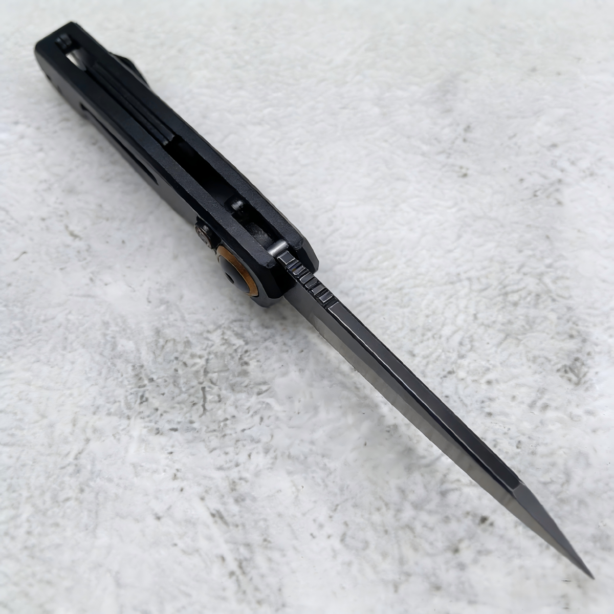 Spring Assist Button Lock7550 Stainless Steel