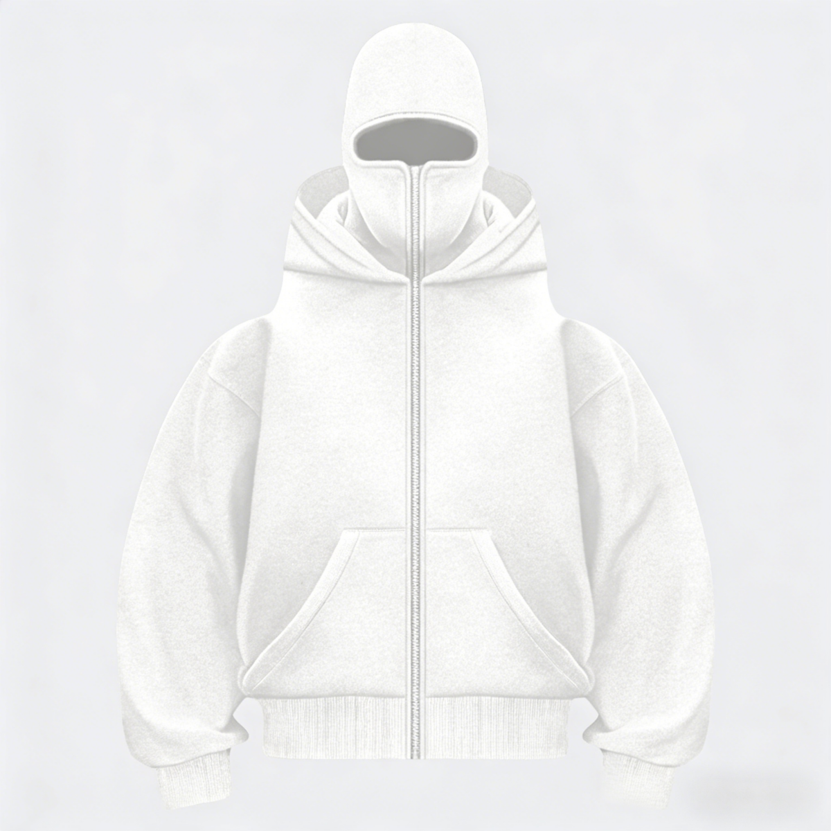 Double HoodedZip Jacket Wind-resistant WinterHoodies for Men