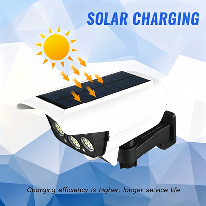 Remote Solar Motion Sensor Fake Camera Outdoor LED Light