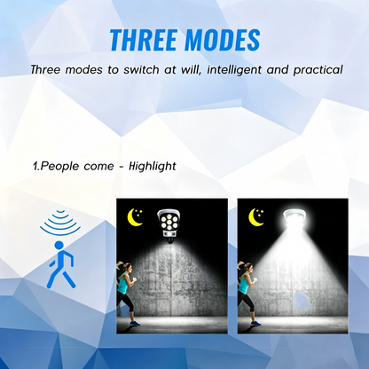 Remote Solar Motion Sensor Fake Camera Outdoor LED Light