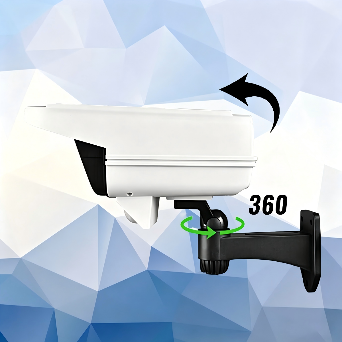 Remote Solar Motion Sensor Fake Camera Outdoor LED Light