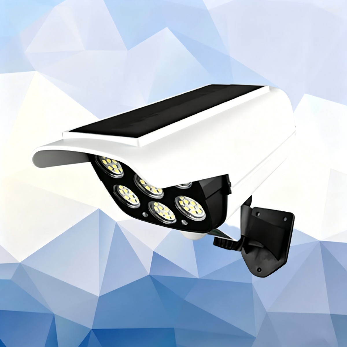 Remote Solar Motion Sensor Fake Camera Outdoor LED Light