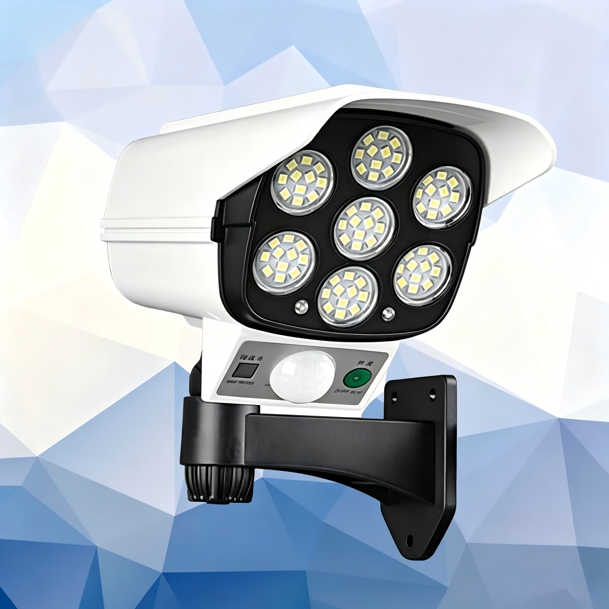 Remote Solar Motion Sensor Fake Camera Outdoor LED Light