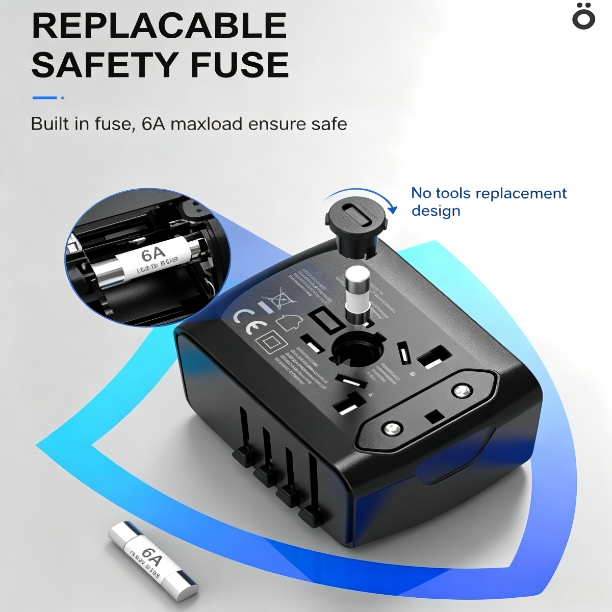 Multifunctional travel charger converter✨✨