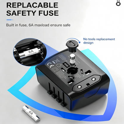 Multifunctional travel charger converter✨✨